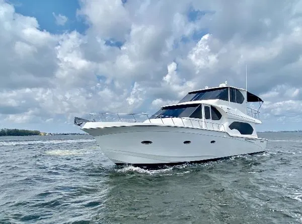 Slide: The Image of Sandpiper BUILT BY VADERBUILT YACHTS IN KENTUCKY 53 ENCLOSED FLY 2008 - 3
