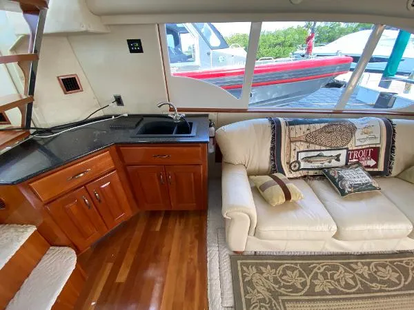 Slide: The Image of Sandpiper BUILT BY VADERBUILT YACHTS IN KENTUCKY 53 ENCLOSED FLY 2008 - 8