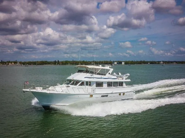 Slide: The Image of Hatteras 74 Cockpit Motor Yacht 1999 - 0