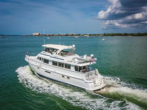 Slide: The Image of Hatteras 74 Cockpit Motor Yacht 1999 - 1