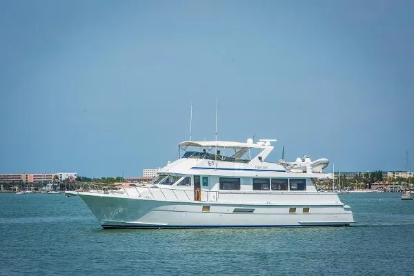 Slide: The Image of Hatteras 74 Cockpit Motor Yacht 1999 - 2