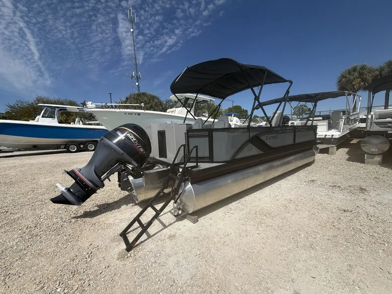 Slide: The Image of 2026 Sweetwater 2286 FS pontoon boat with outboard motor. - 5