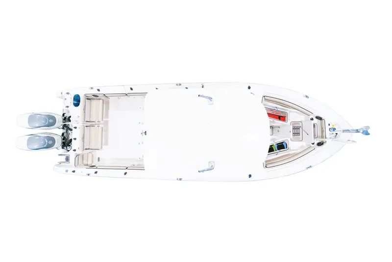 Slide: The Image of Manufacturer Provided Image: Aerial view of Sea Chaser 30 HFC CC boat, 2026 model. - 8