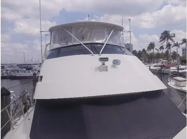Slide: The Image of Hatteras Cockpit Motor Yacht 1990 - 2