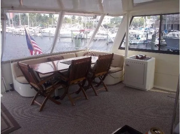 Slide: The Image of Hatteras Cockpit Motor Yacht 1990 - 9