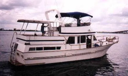 Slide: The Image of Newburyport Sundeck Motor Yacht 1987 - 0