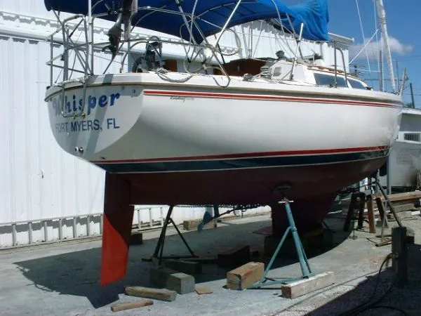 Slide: The Image of Catalina Sailboat 1989 - 10