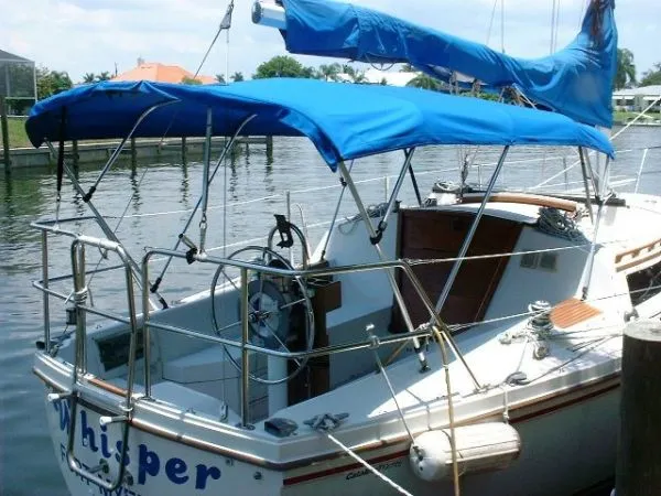 Slide: The Image of Catalina Sailboat 1989 - 2