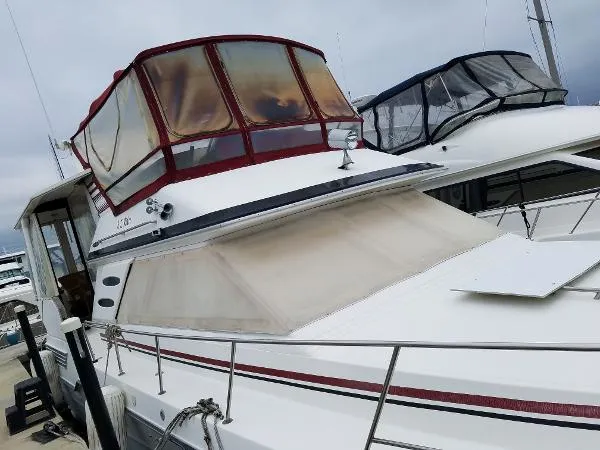 Slide: The Image of Sea Ray 440 Aft Cabin 1988 - 1