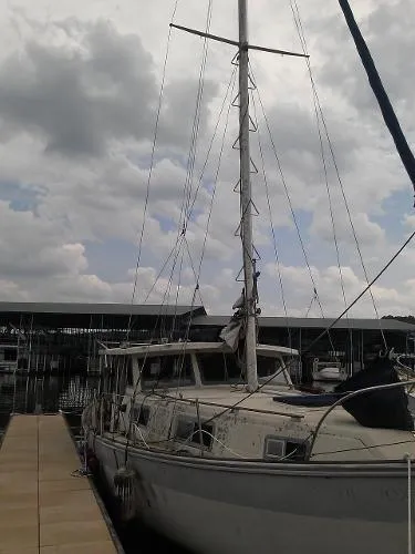 Slide: The Image of Schucker 430 430 Pilothouse Motorsailer 1980 - 2
