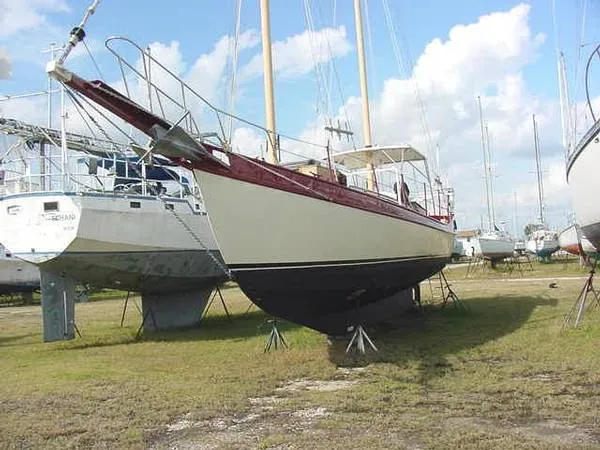 Slide: The Image of Colvin Junk rig 1986 - 1