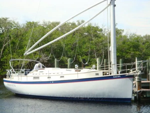 Slide: The Image of Hinterhoeller Nonsuch Cat Rig 1988 - 0