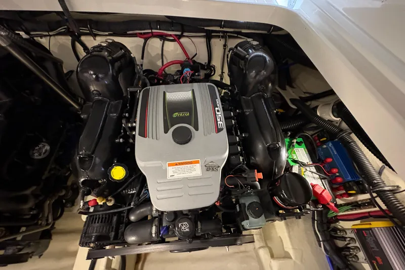 Slide: The Image of Engine compartment of a 2016 Formula 310 Bowrider with a 350 MAG engine. - 31
