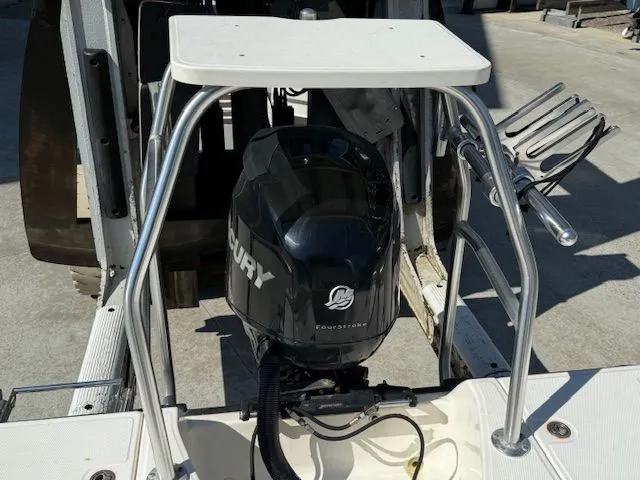 Slide: The Image of 2008 Boston Whaler 200 Dauntless with Mercury outboard motor. - 6
