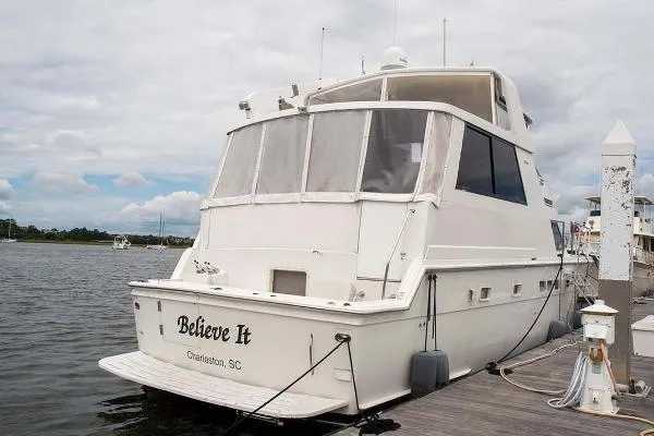 Slide: The Image of Hatteras 52 Cockpit Motor Yacht 1994 - 1