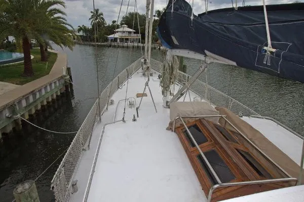 Slide: The Image of Custom Lindsay Steel Sailboat 1993 - 3