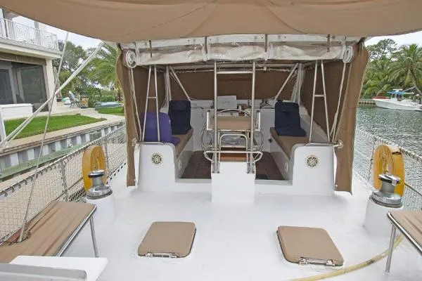 Slide: The Image of Custom Lindsay Steel Sailboat 1993 - 7
