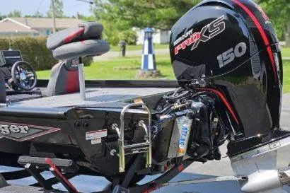Slide: The Image of 2022 Ranger RT198P Fishing Package with Mercury 150 Pro XS engine, parked outdoors. - 8