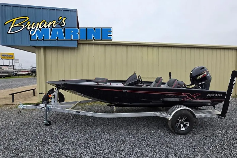 The Image of 2026 Xpress H17 boat on trailer at Bryan's Marine dealership. - 0
