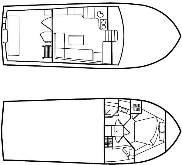 Slide: The Image of Egg Harbor 37 SportYacht 2001 - 7