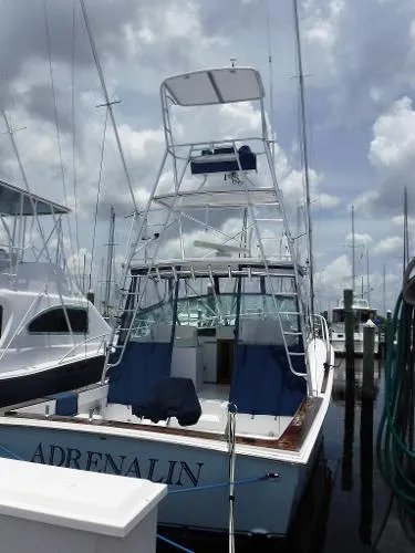 Slide: The Image of Topaz 37 EXPRESS SPORTFISH w/ Tower 1987 - 1