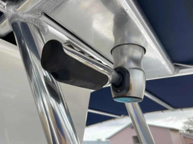 Slide: The Image of Close-up of a boat component, Sea Hunt Ultra 234, year 2015. - 20