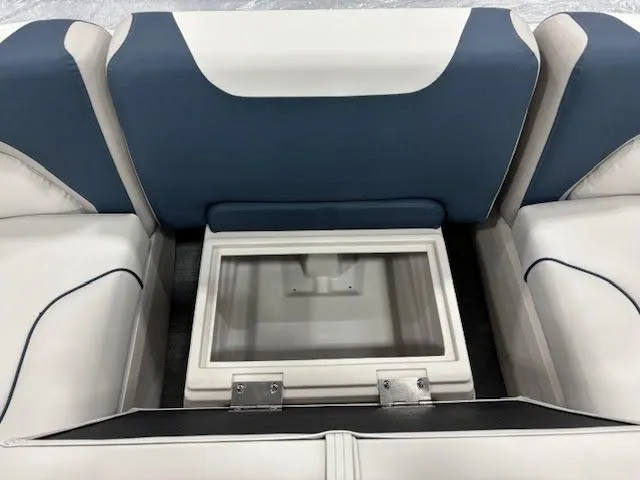 Slide: The Image of Interior of 2026 Godfrey SW2286SBC with storage compartment. - 21