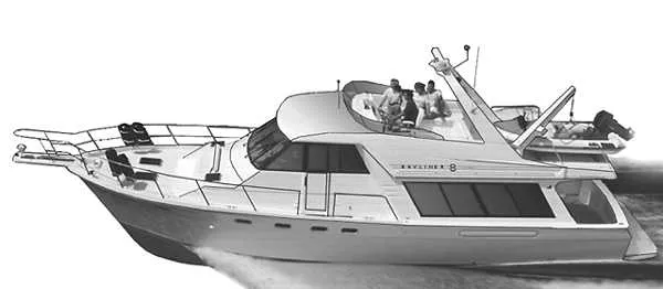 Slide: The Image of Bayliner 4788 Pilot House Motoryacht 1996 - 4