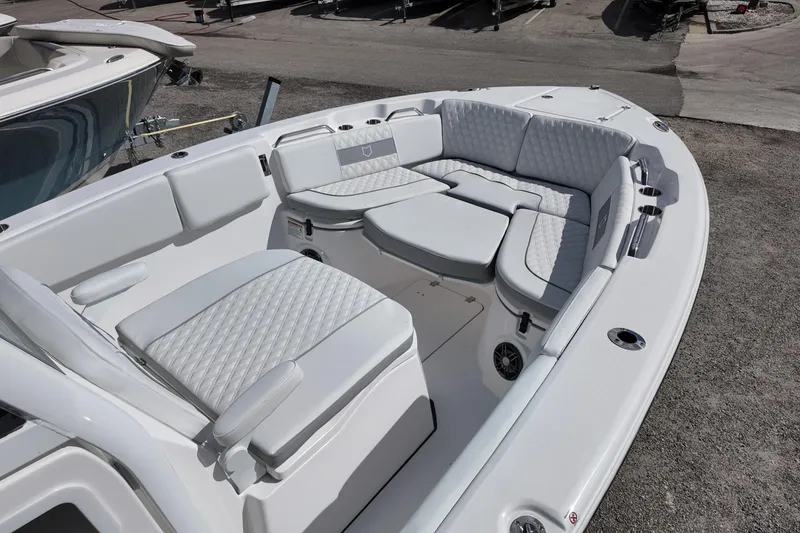 Slide: The Image of 2026 Sea Fox 268 Commander boat with luxurious seating and modern design. - 6