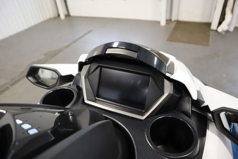 Slide: The Image of 2026 Yamaha WaveRunner FX HO dashboard with digital display and cup holders. - 12