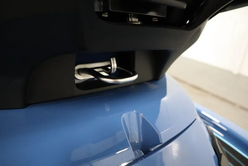 Slide: The Image of 2026 Yamaha WaveRunner FX HO, close-up of blue hull and tow hook. - 18