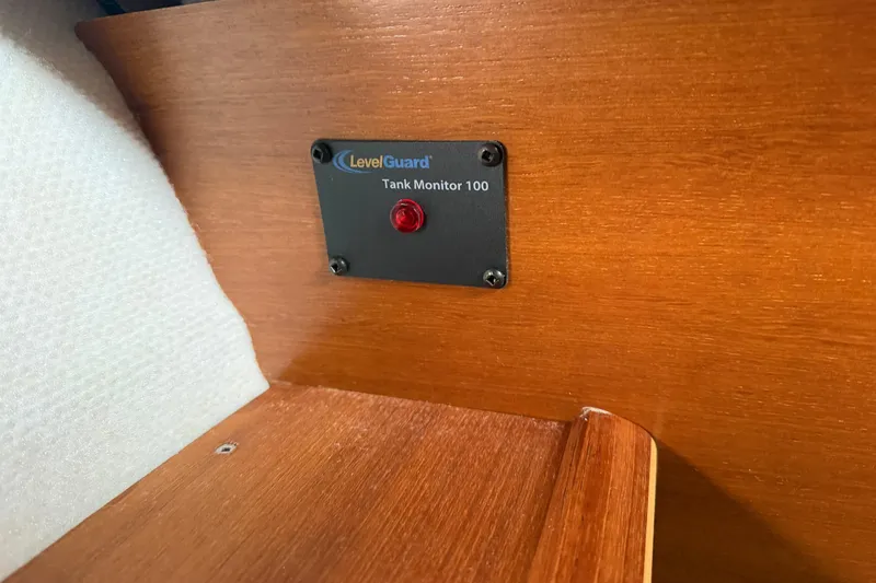 Slide: The Image of LevelGuard Tank Monitor 100 on 2019 Ranger Tugs R-23 wooden interior. - 14