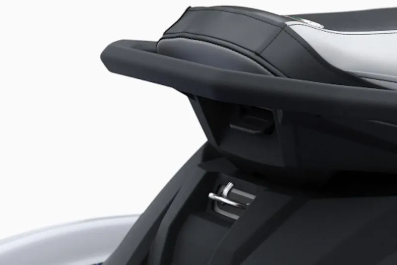 Slide: The Image of 2026 Yamaha WaveRunner VX Deluxe seat and rear design detail. - 24