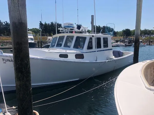 Slide: The Image of Northern Bay 36 Tuna rigged hardtop 2001 - 3