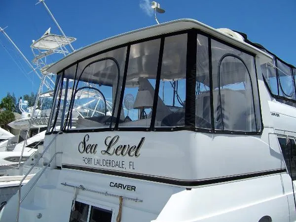 Slide: The Image of Carver Yachts 406 Aft Cabin Motor Yacht 2000 - 5