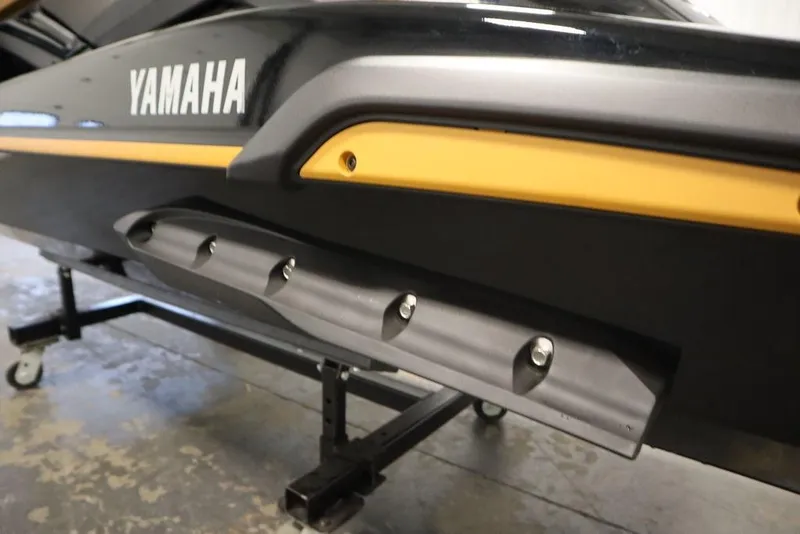 Slide: The Image of 2025 Yamaha WaveRunner FX Cruiser HO side view, showcasing sleek design and detailing. - 26