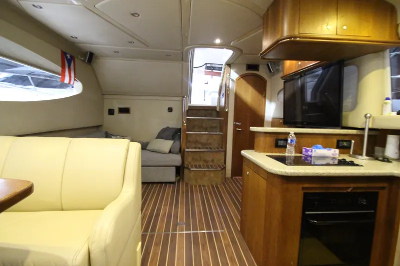 Slide: The Image of Luxurious interior of 2003 Cruisers Yachts 4450 Express Motoryacht with modern amenities. - 39