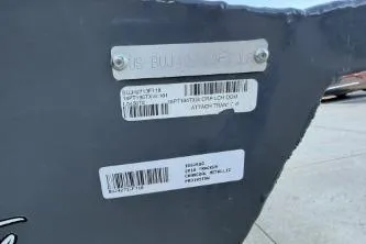 Slide: The Image of 2018 Tracker Pro Team 195 TXW boat identification labels on hull. - 8