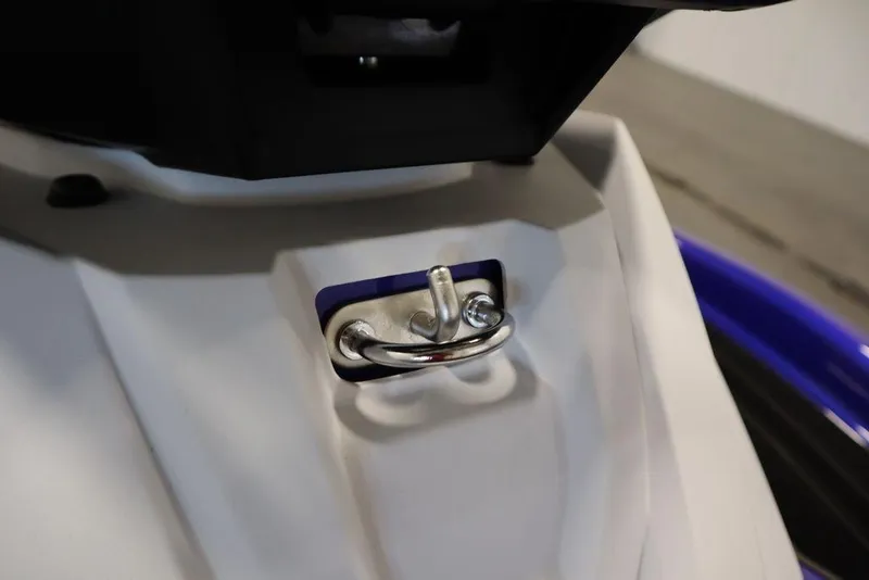 Slide: The Image of Close-up of 2024 Yamaha WaveRunner GP SVHO latch detail. - 22
