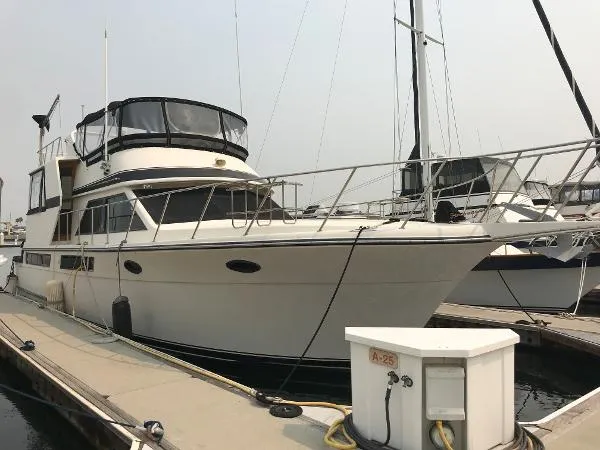 Slide: The Image of Californian 48 Cockpit Motor Yacht 1988 - 1