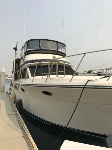 Slide: The Image of Californian 48 Cockpit Motor Yacht 1988 - 3