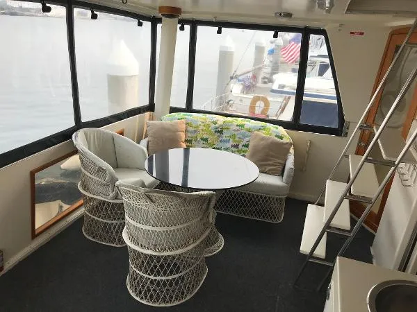 Slide: The Image of Californian 48 Cockpit Motor Yacht 1988 - 9