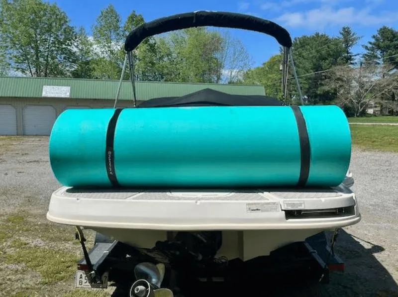 Slide: The Image of Sea Ray 220 boat with green float, year 2010. - 15