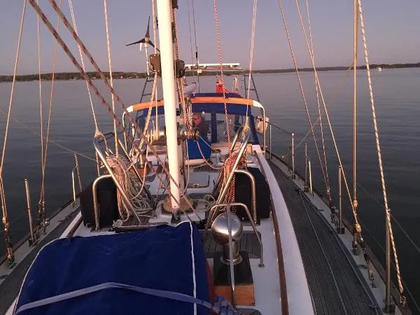 Slide: The Image of Slocum 43 Cruiser Cutter 1988 - 6