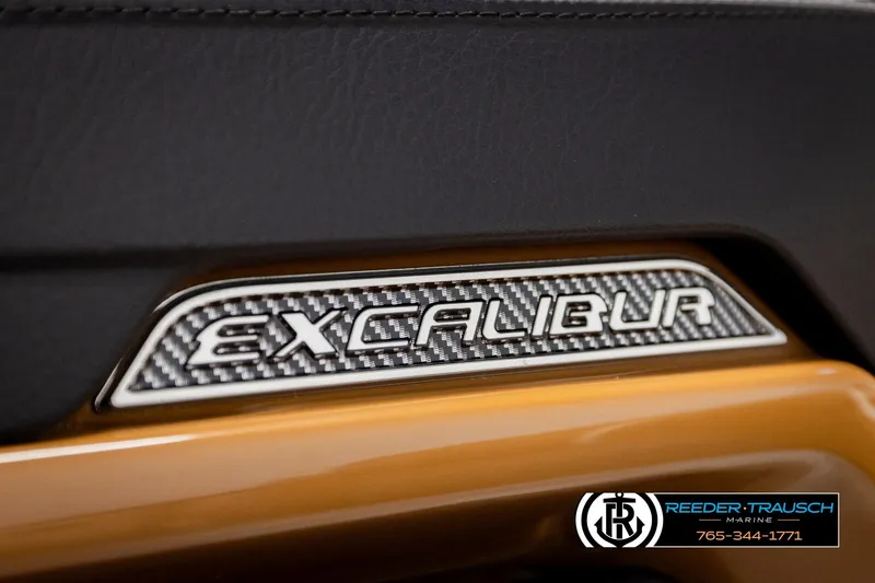 Slide: The Image of Close-up of 2026 Avalon Excalibur LTD FL logo with carbon fiber texture. - 51