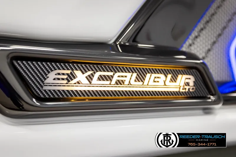 Slide: The Image of 2026 Avalon Excalibur LTD FL logo with carbon fiber detail and sleek design. - 62