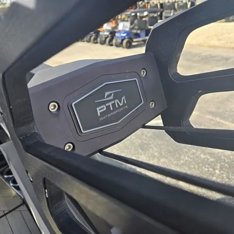 Slide: The Image of Close-up of PTM watersports mirror on a 2025 Yamaha 222XE boat. - 27