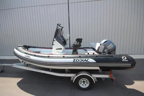 Slide: The Image of Zodiac Open 5.5 PVC 115hp T-Top In Stock 2021 - 1