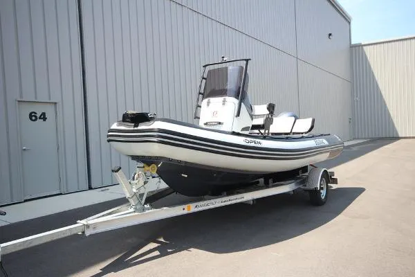 Slide: The Image of Zodiac Open 5.5 PVC 115hp T-Top In Stock 2021 - 2