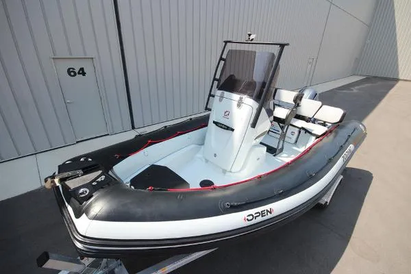 Slide: The Image of Zodiac Open 5.5 PVC 115hp T-Top In Stock 2021 - 5